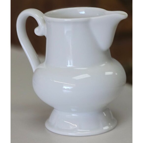 Vintage Heinrich Germany White Porcelain Creamer Milk Pitcher - Picture 2 of 7